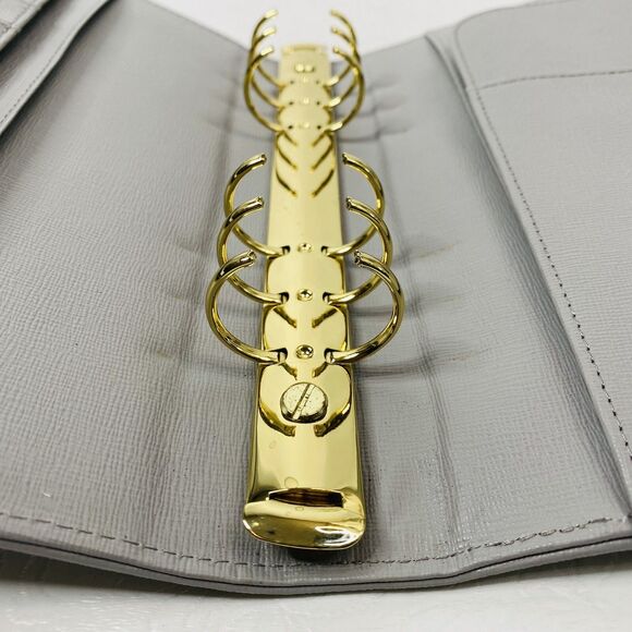 Cloth and Paper Foundations Gray Leather Planner - Picture 13 of 16